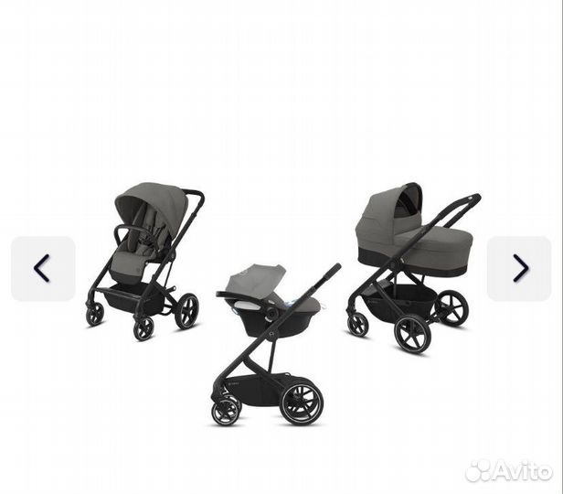 Коляска 3 в 1 Cybex Balios S Lux BLK