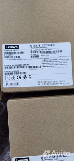 Жесткий диск Lenovo 4XB7A14128 12TB