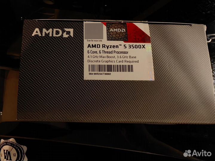 Процессор amd ryzen 5 3500x