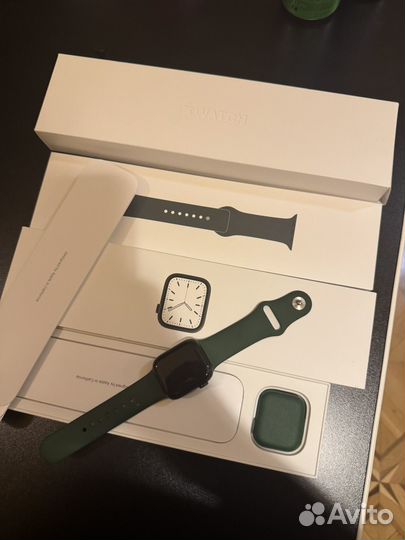 Часы apple watch 7 41 mm черные