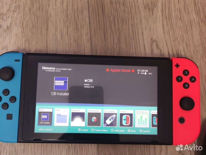 Nintendo Switch Rev 2 Прошитая Hwfly Идеальное Сос