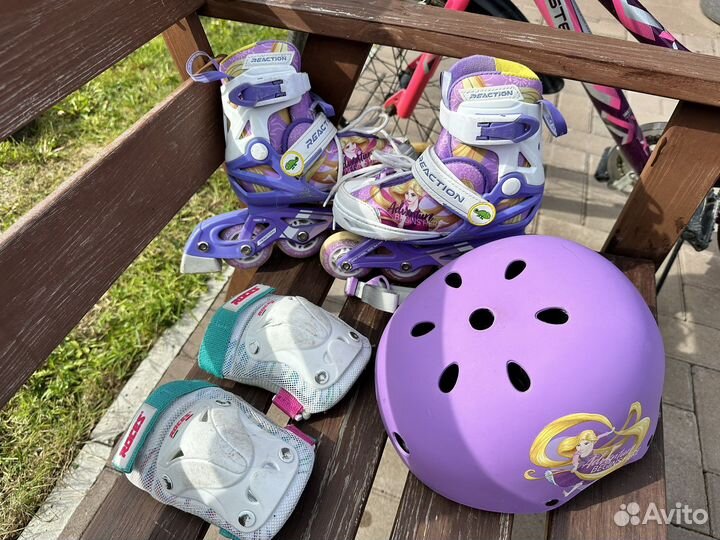 Детские ролики и защита