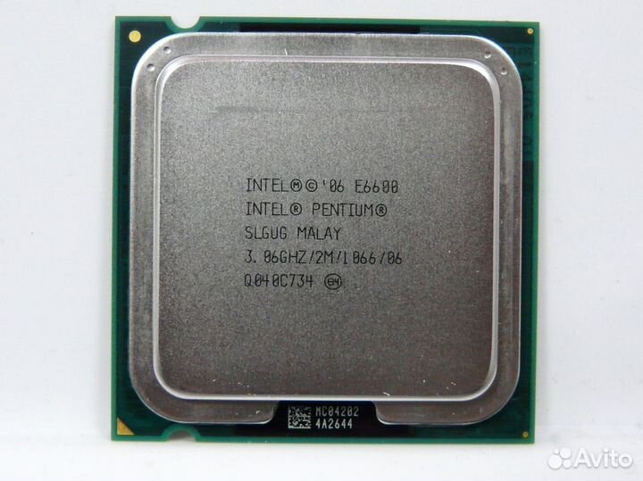 Процессор s775 Intel Pentium E6600 (2x3067MHz)
