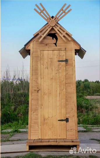 Уличный туалет деревянный TVP575