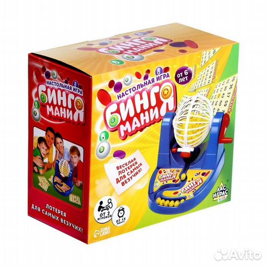 Настольная игра на развитие логики Бинго маниЯ