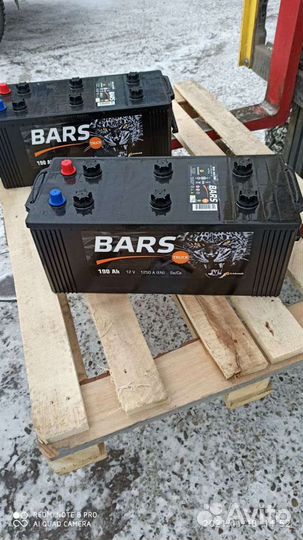 Акб Аккумулятор Барс 190 Bars (новая/доставка)