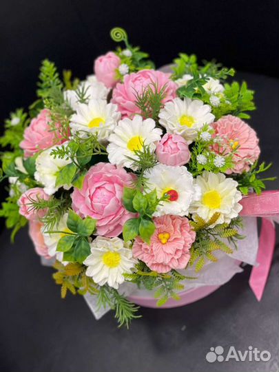 Букет цветов из мыла