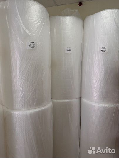 Воздушно пузырчатая плёнка 1.2м/100м, 35гр/м2