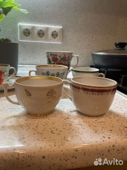 Чашки, блюдца Дулево, Вербилки, Пролетарий