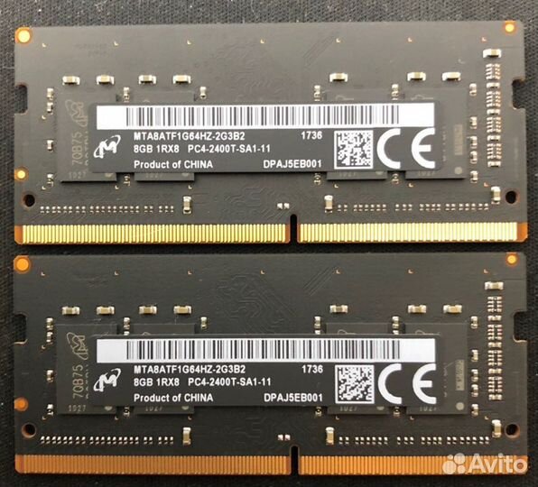 Память DDR4 для iMac 2017/2019/2020 4GB-64GB