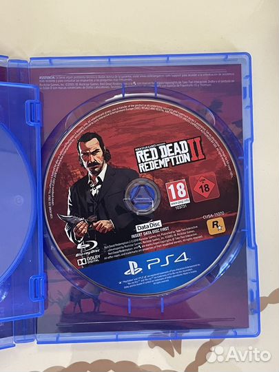 Red dead redemption 2 ps4 диск
