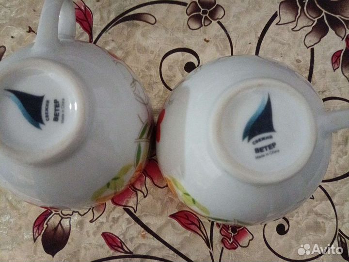 Чайные чашки 2 шт