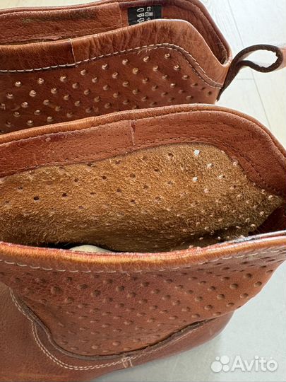 Кожаные ботинки Экко