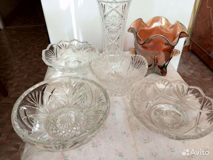 Хрустальная посуда СССР