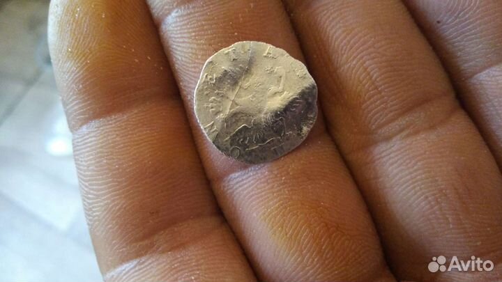 4 копейки 1757г (ливонез)царское серебро