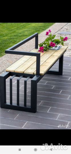 Скамья садовая