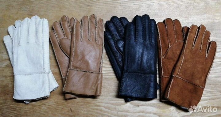 Перчатки и Варежки, натур. кожа, мех, Монголия