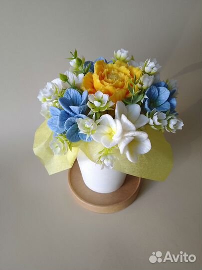 Букет из мыла ручной работы. Подарок