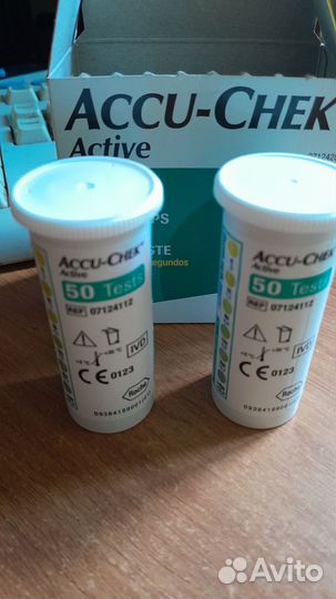 Тест полоски акку чек актив 100 штук Москва