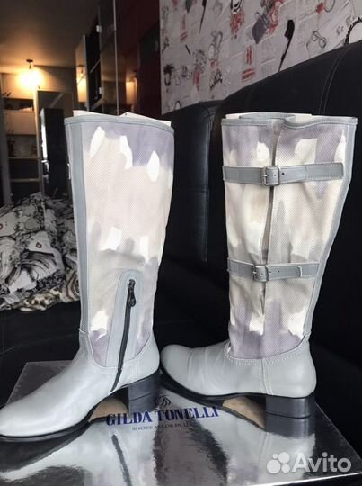 Сапоги демисезонные (Италия), 37 разм