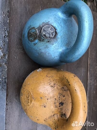 Гиря 2 пуда царская (2 штуки)