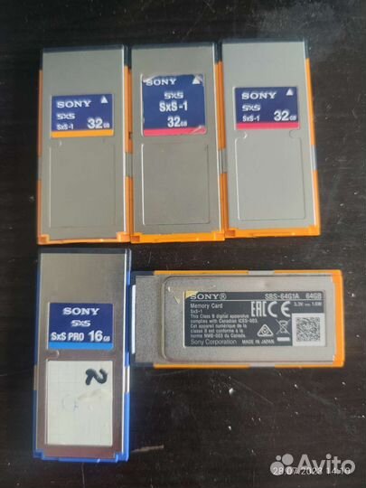 Карты памяти Sony SxS