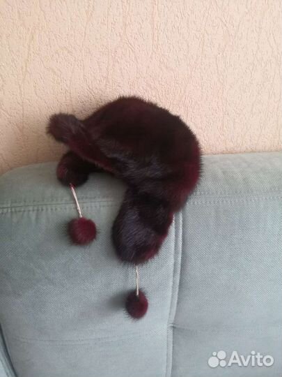 Шапка норковая женская