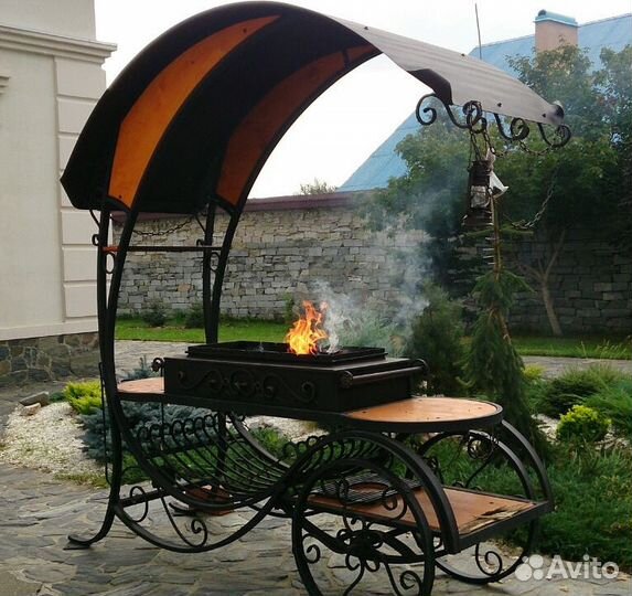 Мангал-карета