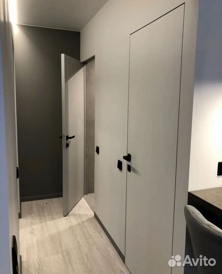 Скрытые двери под покраску