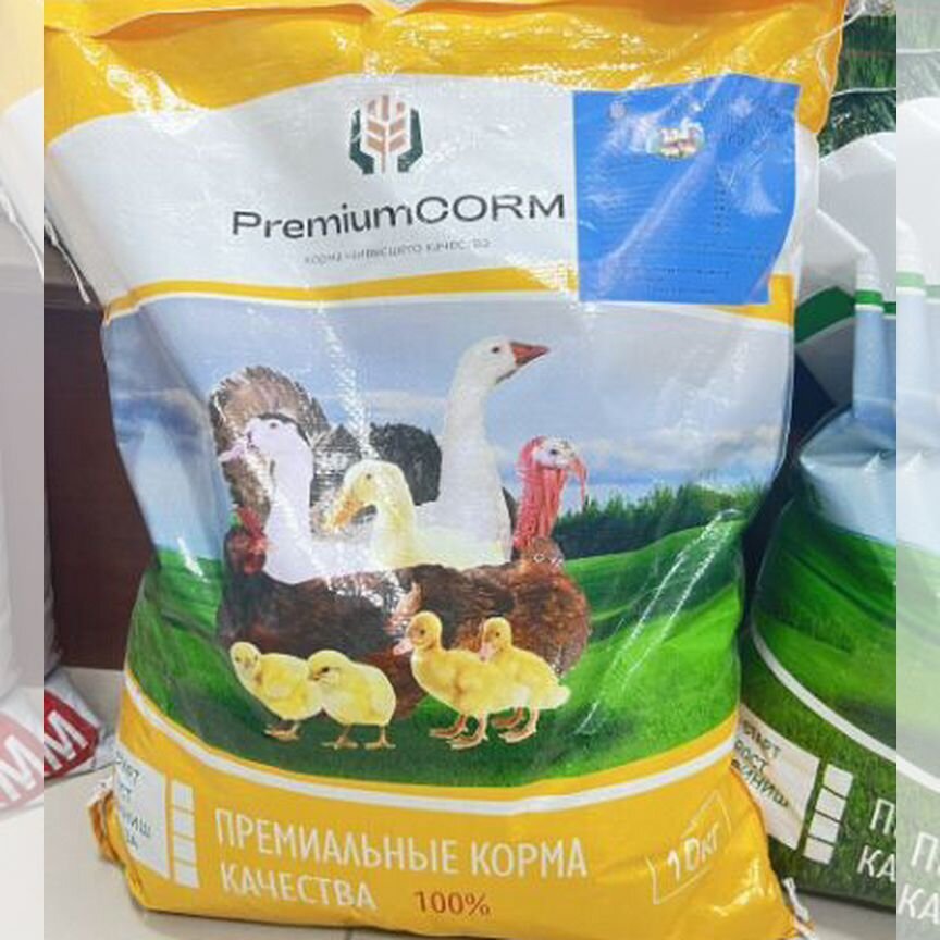 Комбикорм Premium corm для яичной птицы,уток и гус