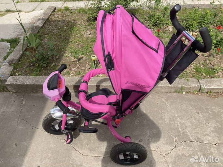 Детский велосипед с родительской ручкой