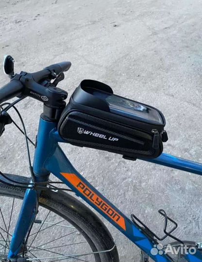 Сумка для велосипеда на раму, водонепроницаемая