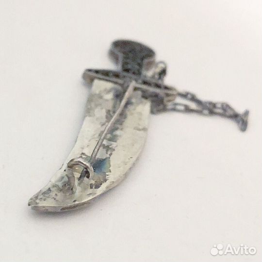 Брошь старинная «Кинжал»