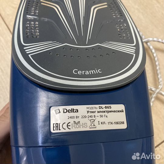 Утюг Delta DL-865