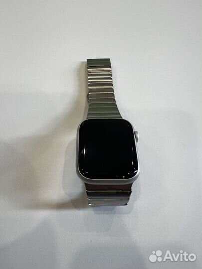 Металлический ремешок apple watch стальной