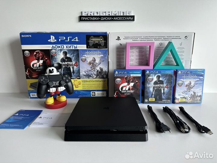 Sony PS4 slim 500gb отличное состояние гарантия