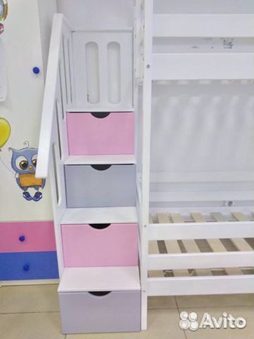 Детская двухъярусная кровать