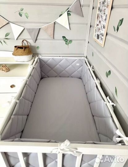 Бортики в кроватку