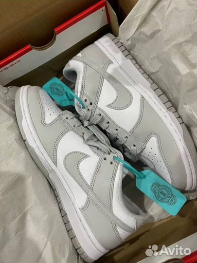Nike Dunk low grey fog(Оригинал)