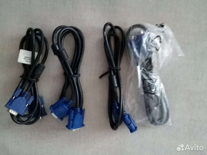 Кабель VGA, LPT, удлинитель кабеля питания пк, мфу