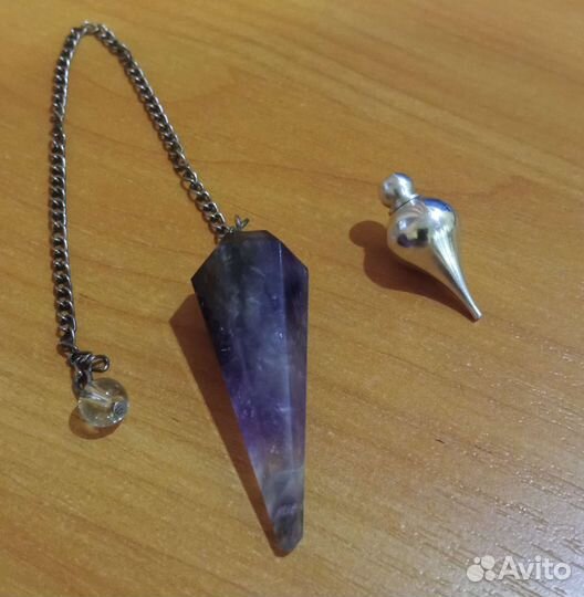 Маятник аметист и сталь