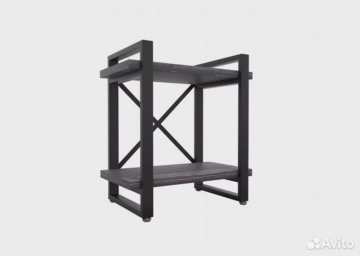 Тумба прикроватная Айсберг Лофт 40 черный/северное