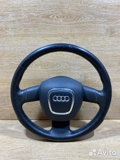 Руль кожаный Audi A4 B7, A3 8P, A6 Арт. 120353