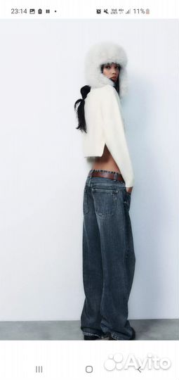 Новый свитер zara размер М