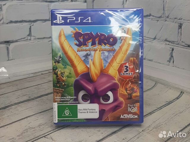 Spyro reignited trilogy (PS4, Новый)