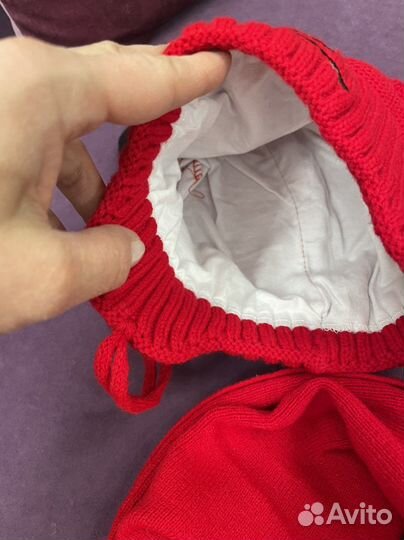 Комплект шапка, шарф