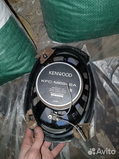 Динамики овалы kenwood