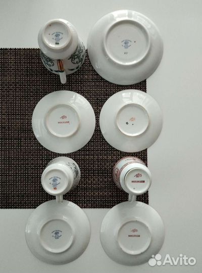 Чашки фарфоровые лфз коллекционные