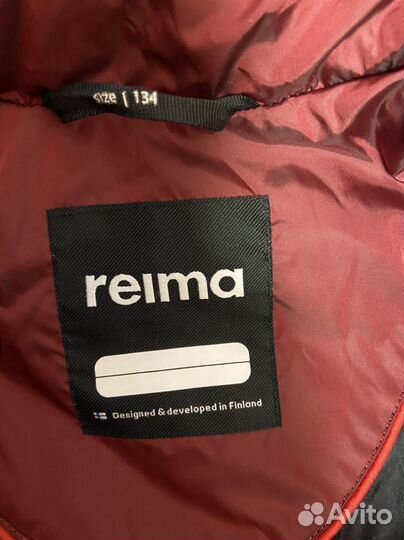 Пуховик зимний для девочки 134 Reima