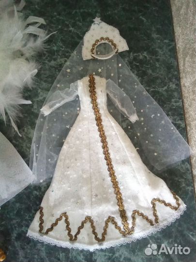 Царевна-лебедь костюм для Barbie цена для доставки